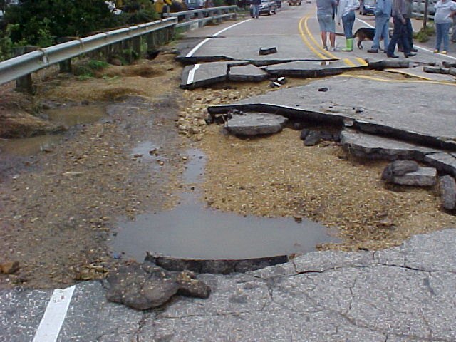 STH 80 Highway washout